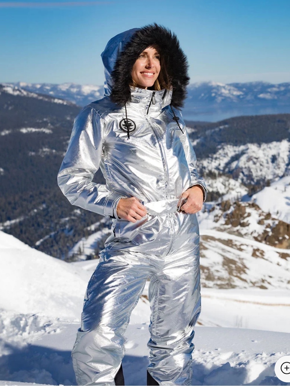 Tipsy Elves Women’s Silver Bullet Ski Suit